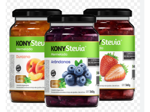 Mermeladas Kony con stevia x 360GR