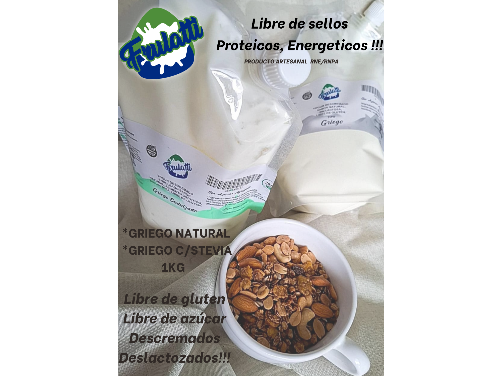 DOYPACK 1 KG (c/stevia)