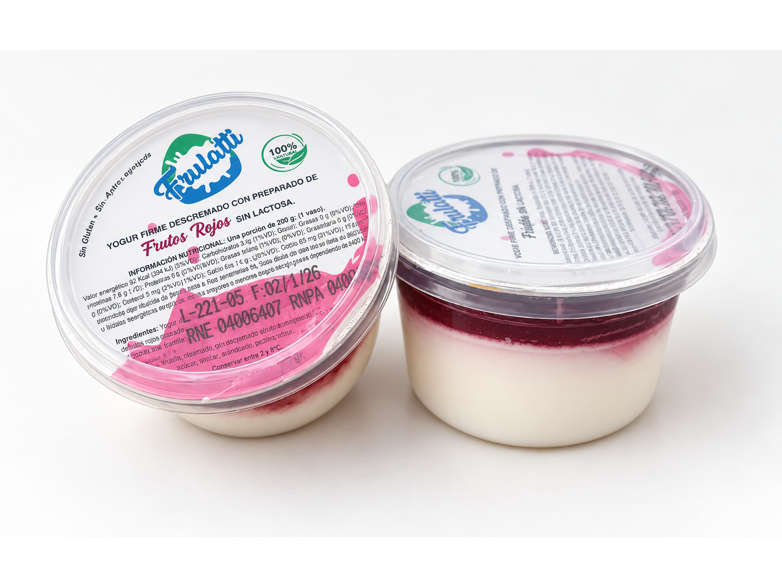 Firme con Frutos Rojos 200g