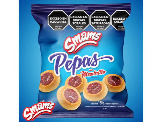 GALLETITAS SMANS PEPAS DE MEMBRILLO (150G)