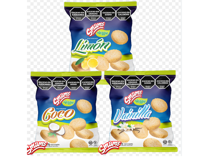 POLVORON VEGGIE SMAMS (130G)