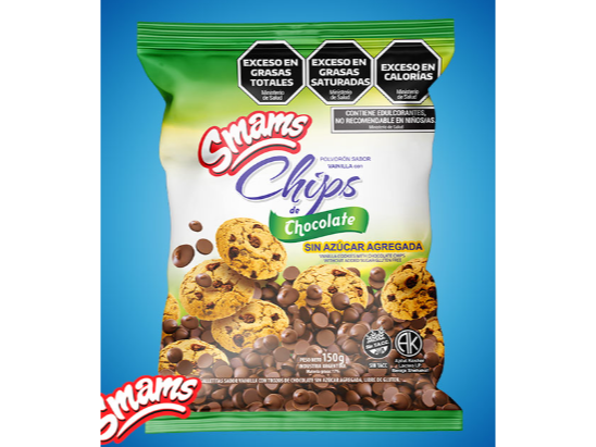 CHOCOCHIPS SIN AZUCAR SMAMS X 150G