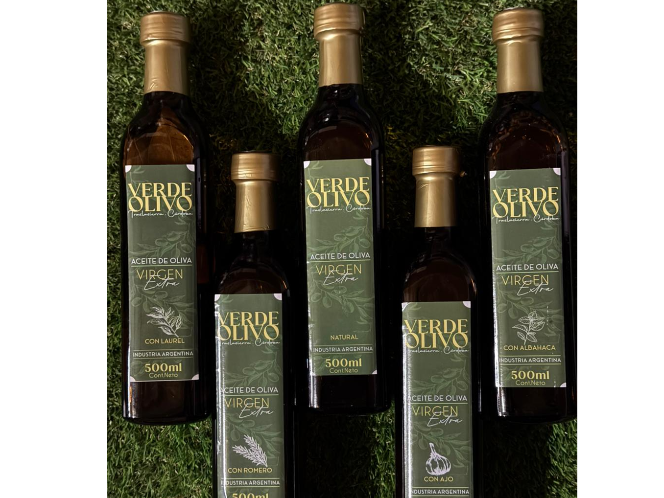 VERDE OLIVO  EXTRA VIRGEN 500ml