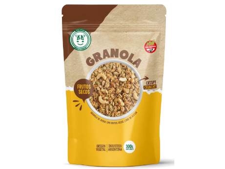 GRANOLA DE AVENA CON FRUTOS SECOS X 300 GR