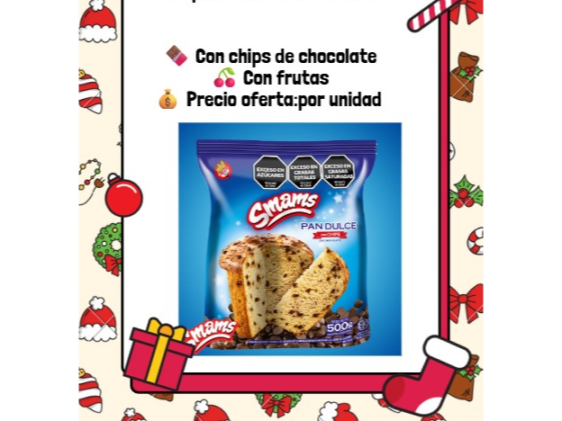 PAN DULCE SMAMS 500G