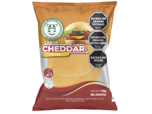QUESO CHEDDAR EN FETAS 150G