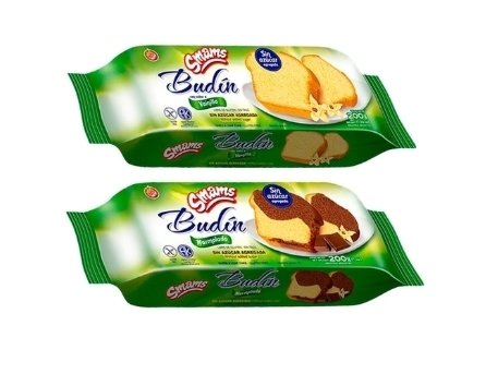 BUDIN SMAMS SIN AZUCAR 250G