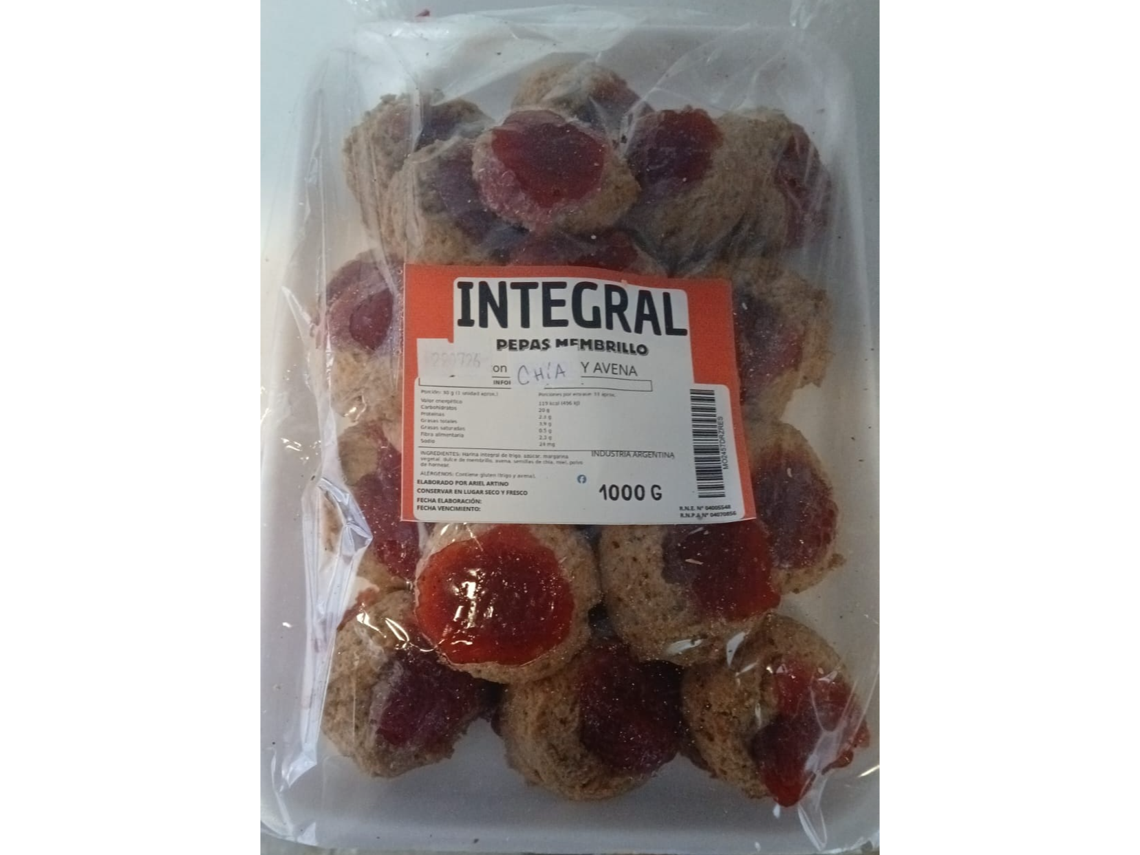 PEPAS INTEGRALES membrillo