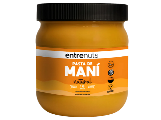 PASTA DE MANI ENTRE NUTS NATURAL 1 KG