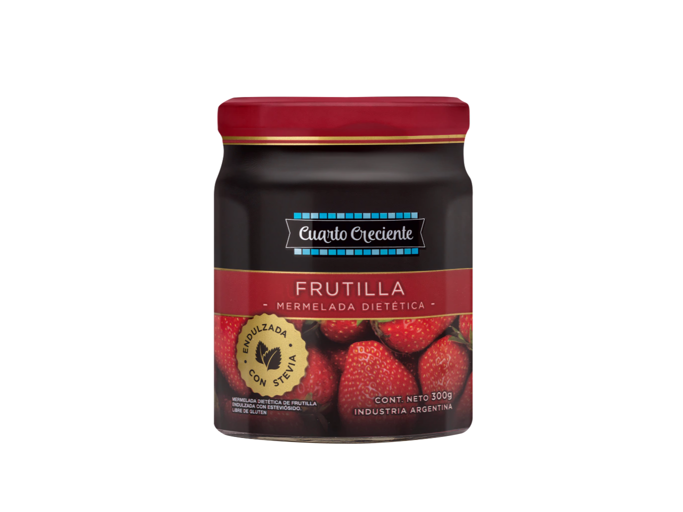 MERMELADA DE FRUTILLA CON STEVIA CUARTO CRECIENTE