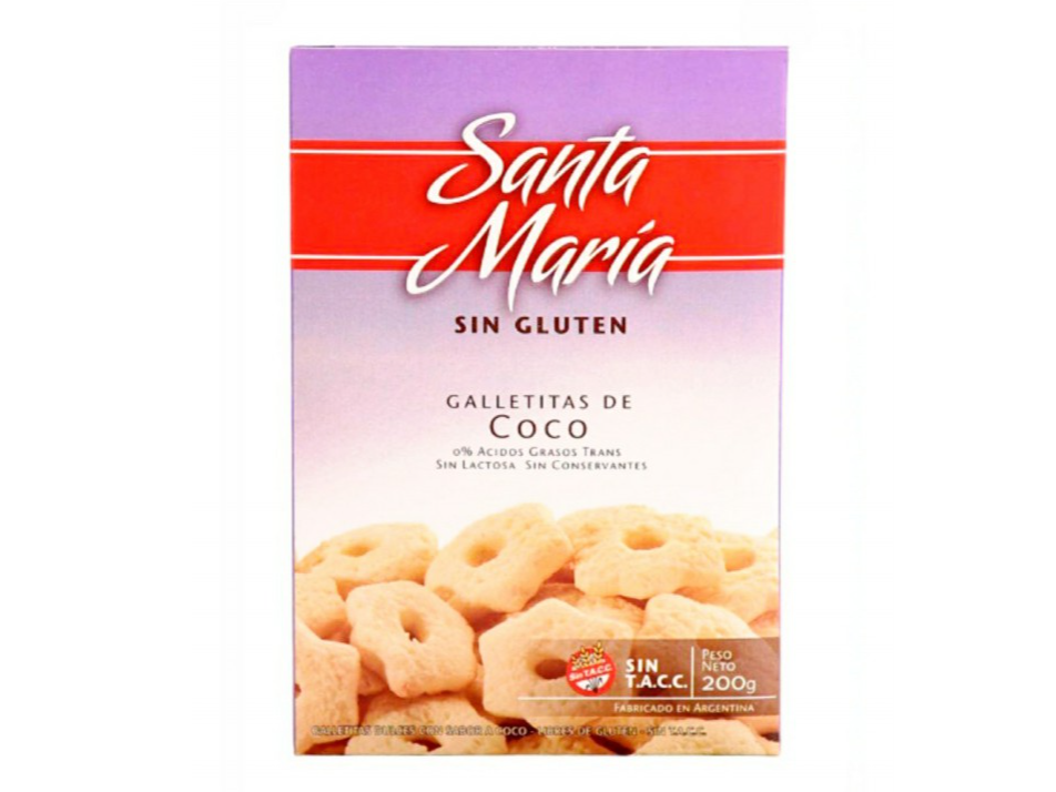 GALLETITAS DE COCO EN CAJA X 200 GR