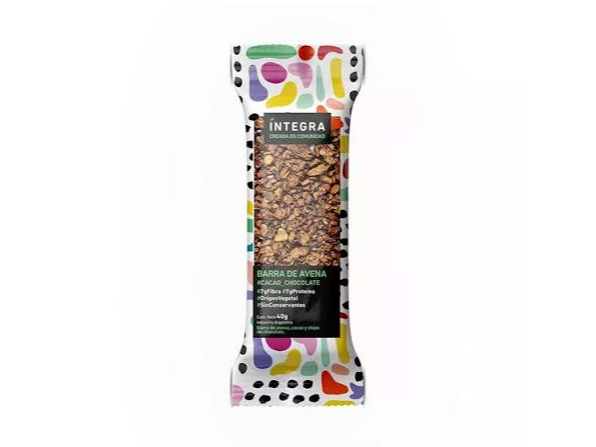 BARRA DE INTEGRA DE AVENA CON CHIPS Y CHOCO