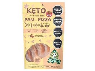 PRE MEZCLA KETO PIZZA Y PAN X 200 GR