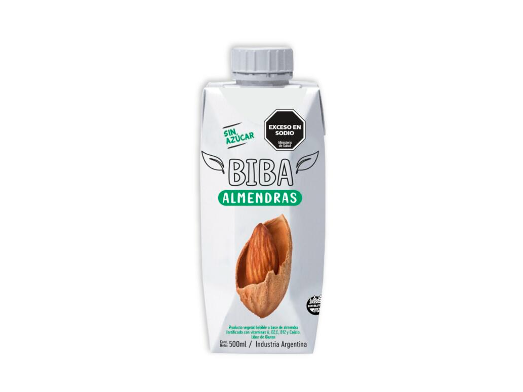 LECHE DE ALMENDRAS BIBA X 500 ML