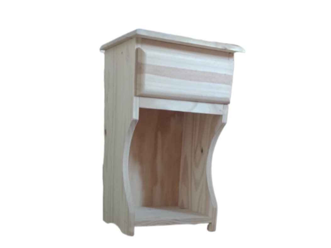 Mesa de luz sin puerta