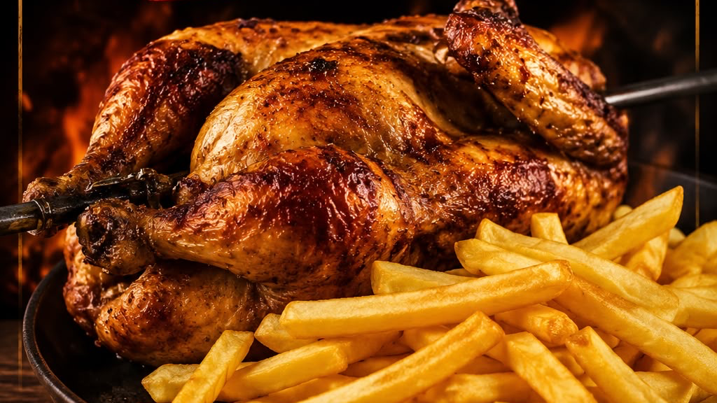 Pollo al Spiedo con papas