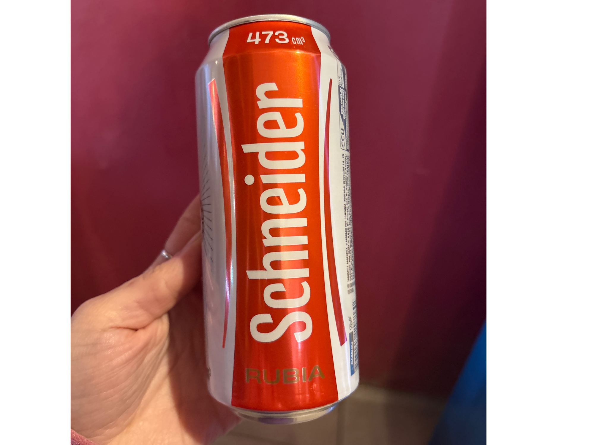 Cerveza lata