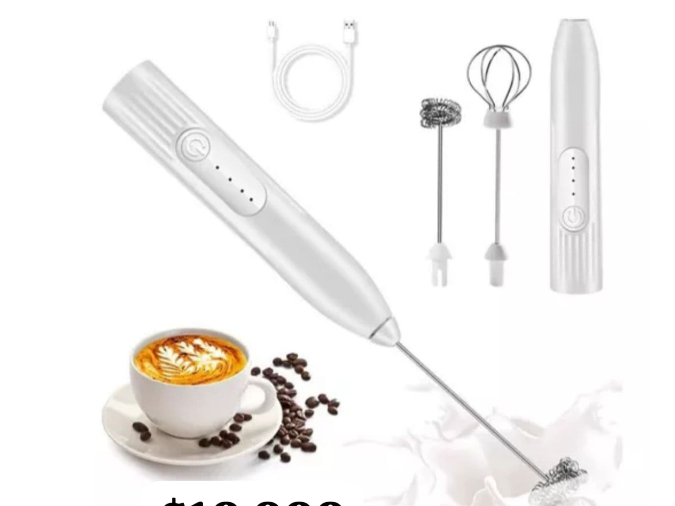 Batidor y espumador 2 en 1