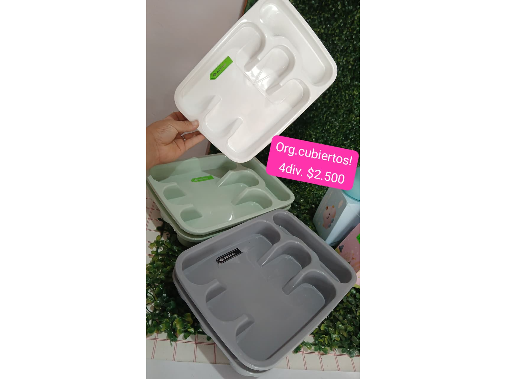 Organizador de cajon p/cubiertos