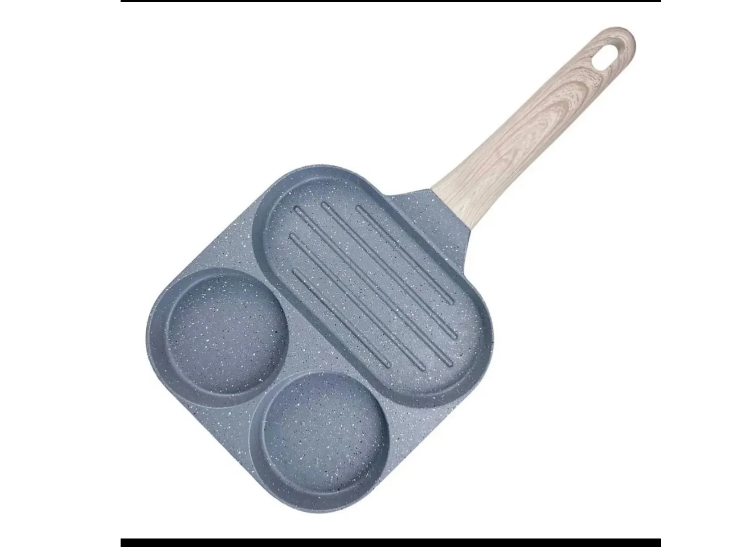 Sarten antiadherente 3 divisones