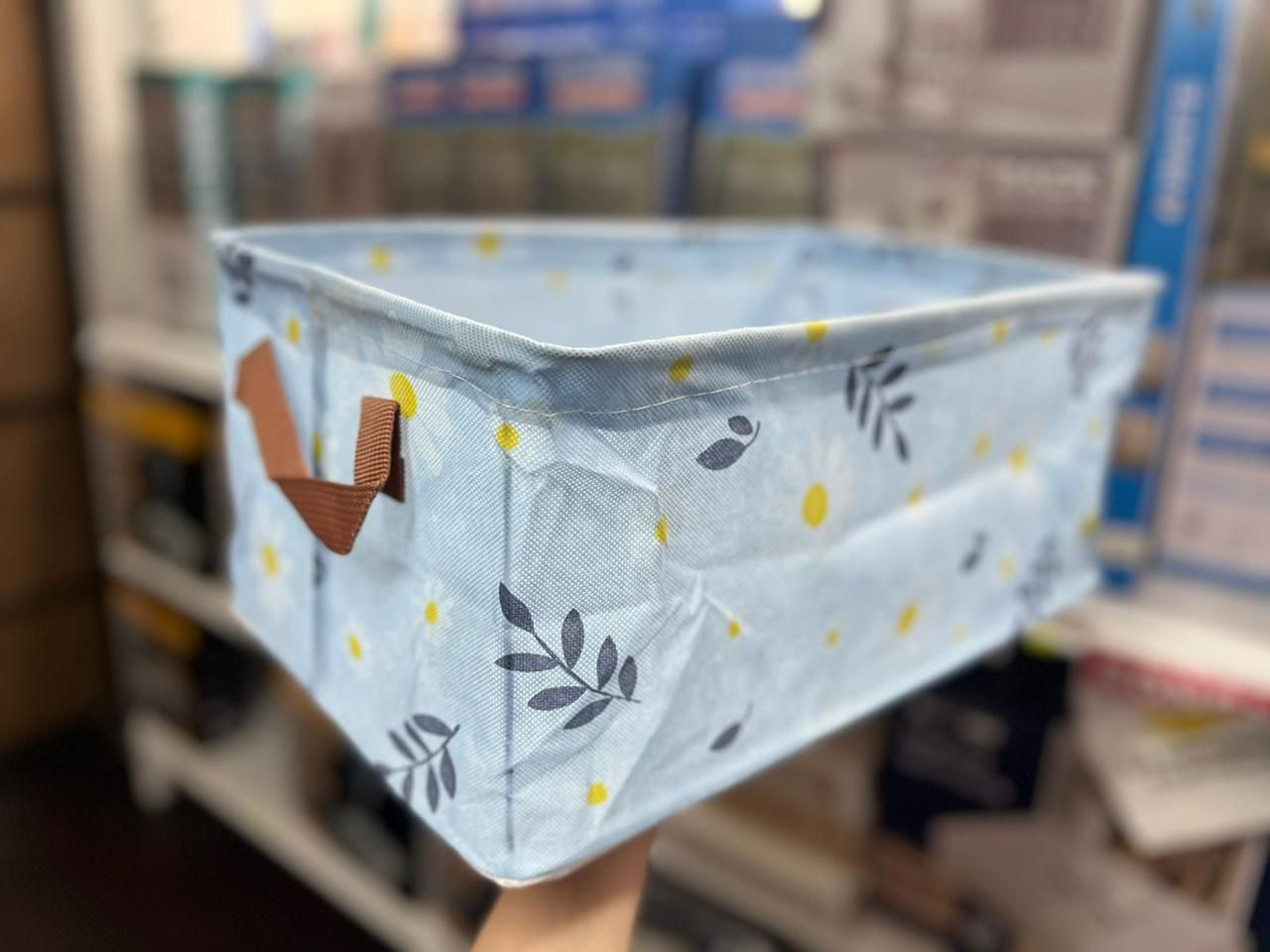 Caja de tela c/manija