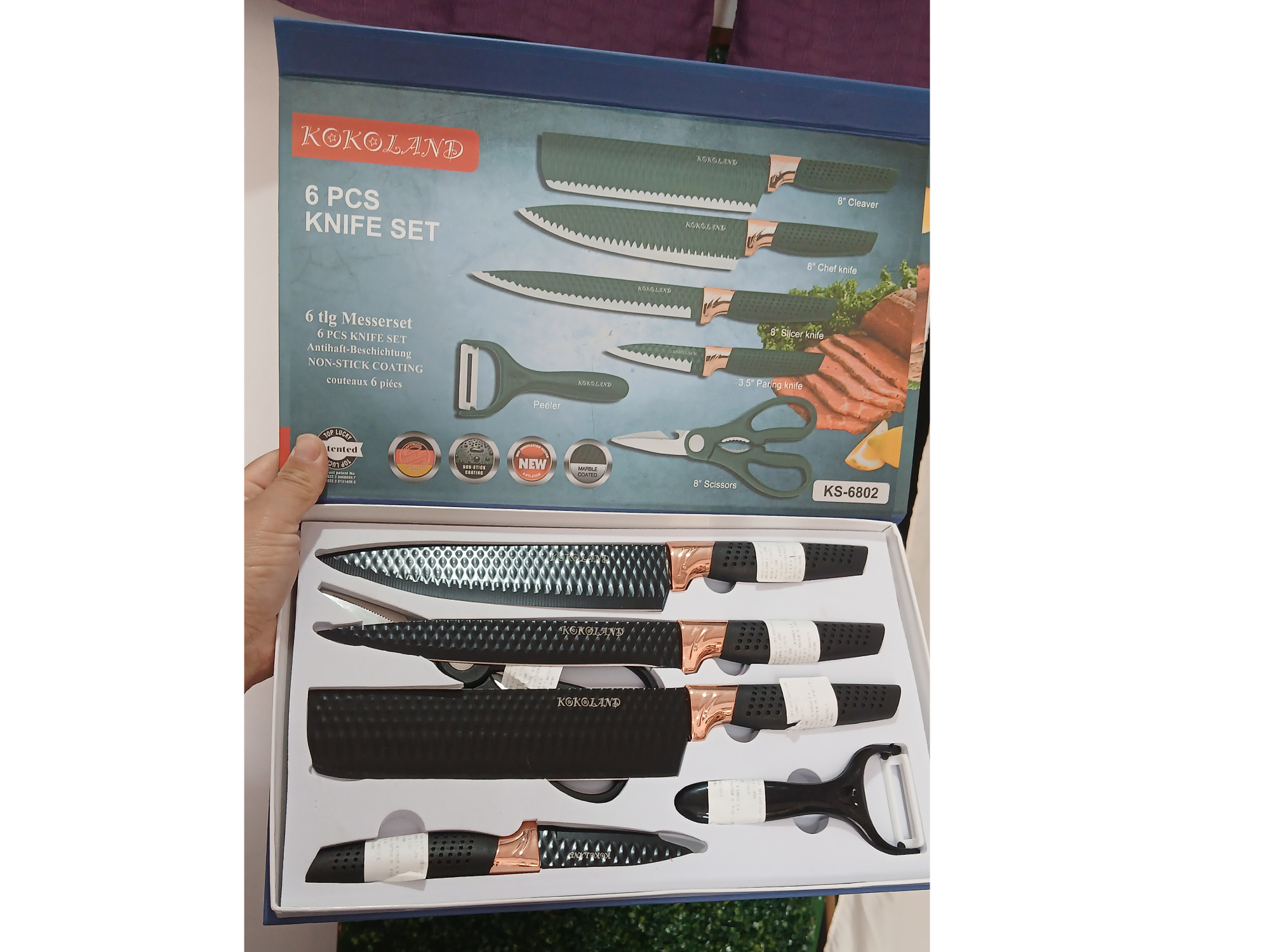 Set x6 pzas. Calidad premium