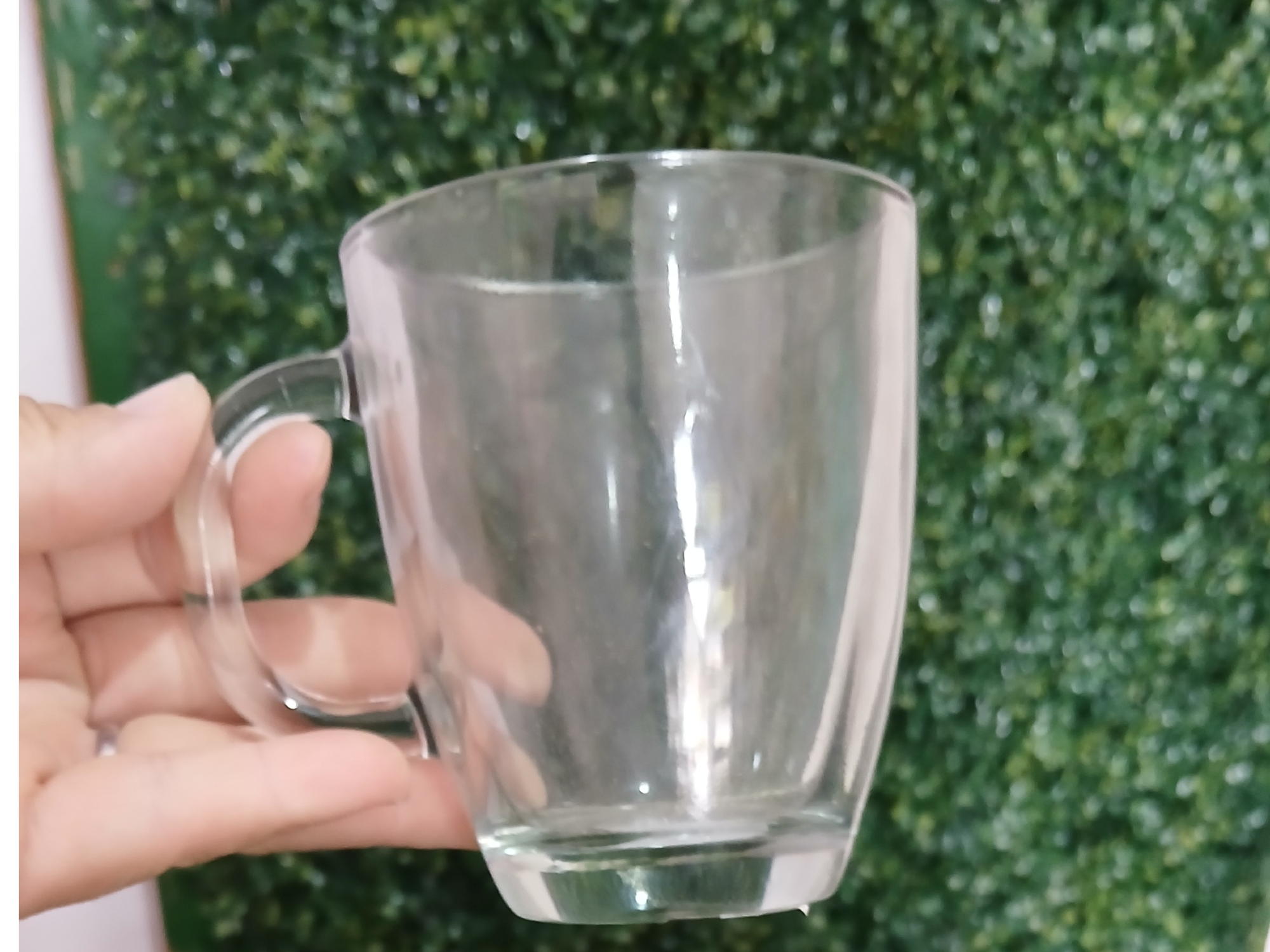 Tazas lisa de vidrio