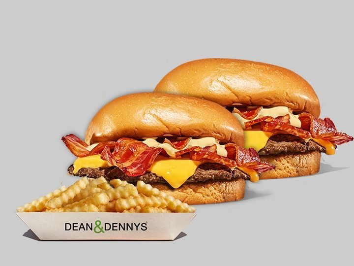 2 Bacon Simples Clásicas con 1 Papas