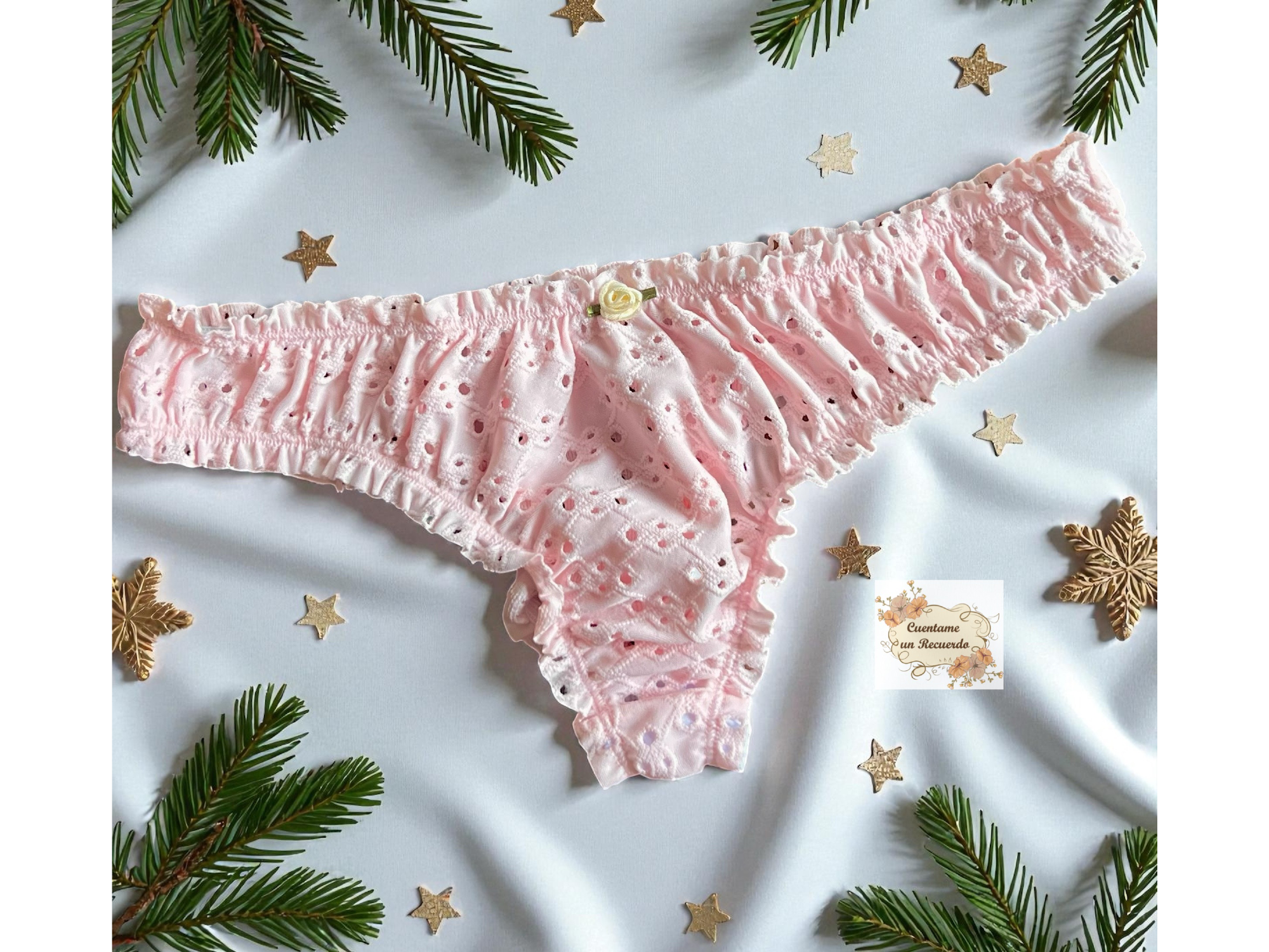 COLA LESS FRU FRU BRODERIE ELASTIZADO