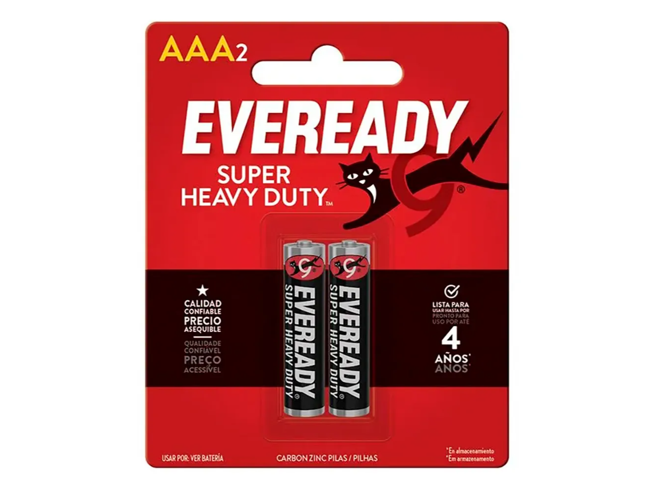 PILA EVEREADY AAA X 2