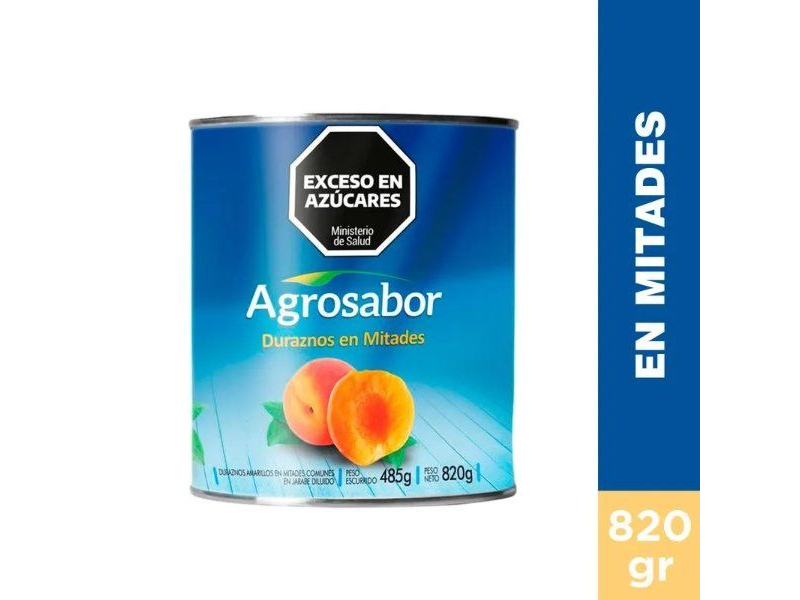 LATA DURAZNO AGROSABOR