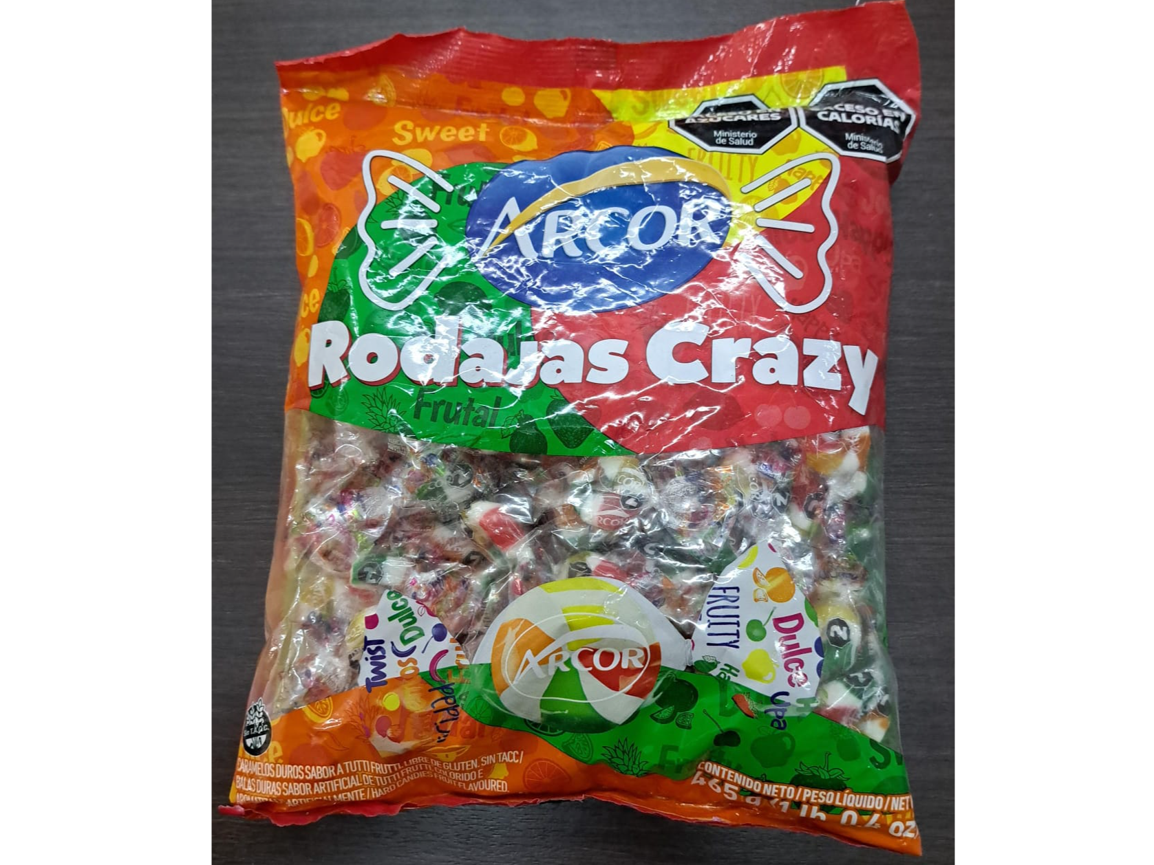 ARCOR RODAJAS CRAZY 465Grs.