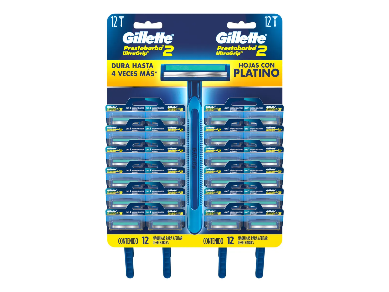 MAQUINA DE AFEITAR GILLETTE PRESTO BARBA 2 FILOS