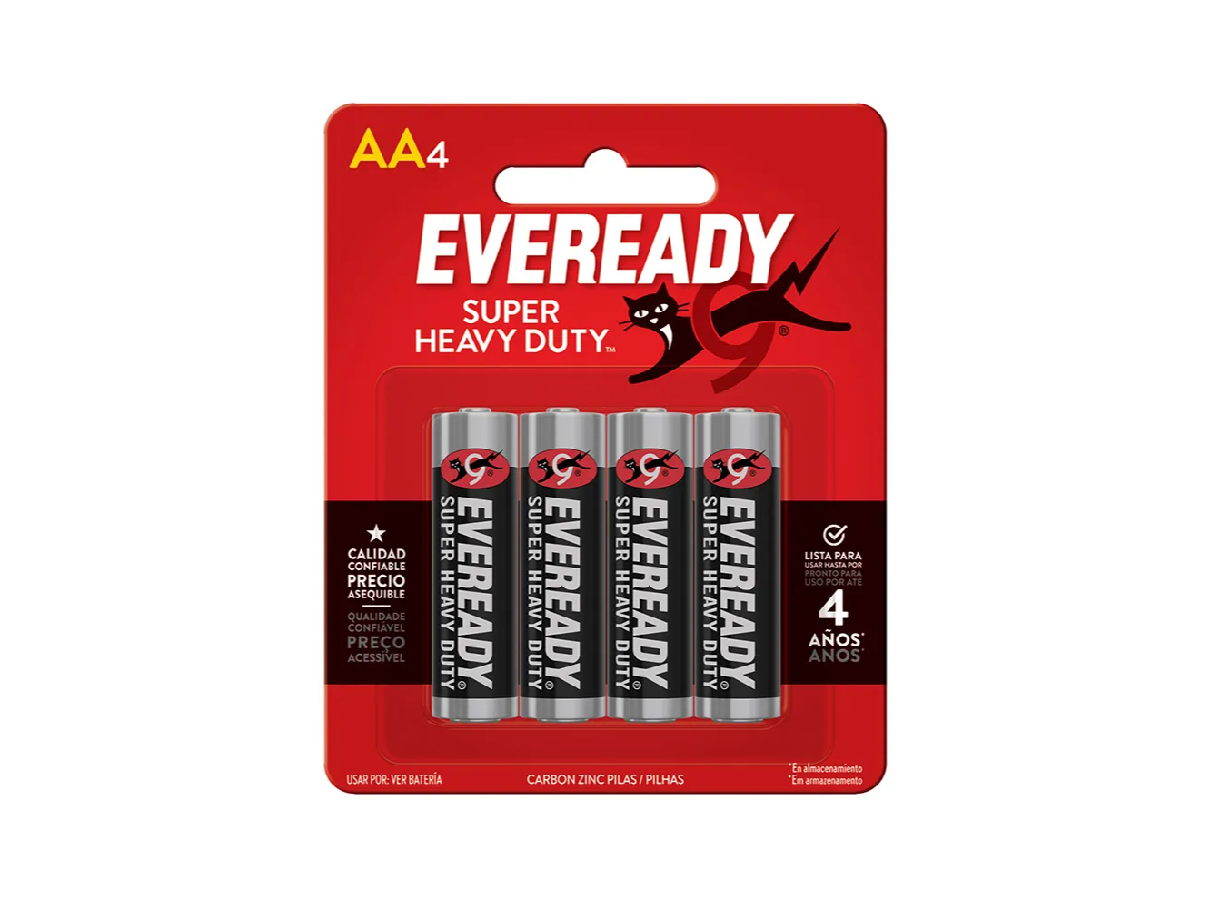 PILA EVEREADY AA X 4