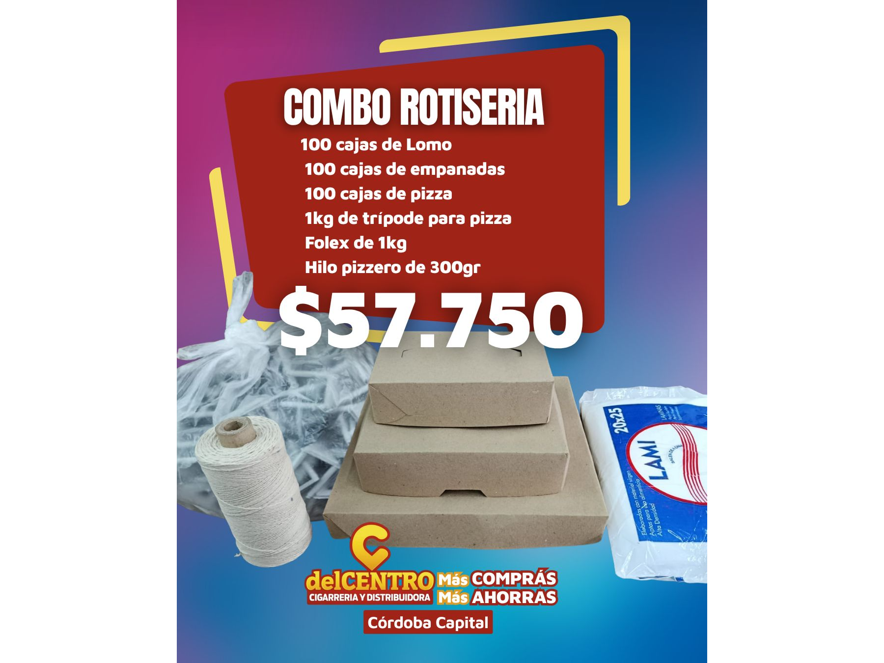 Combo rotiseria 3