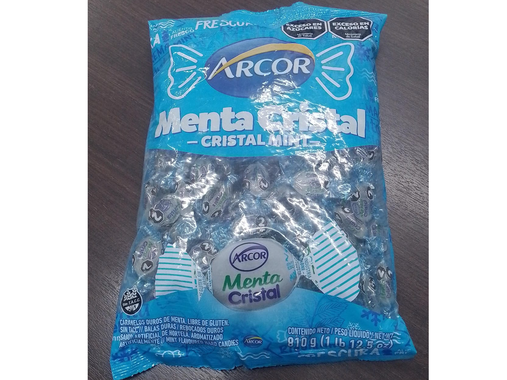 MENTA CRISTAL CARAMELOS ARCOR  x810gr
