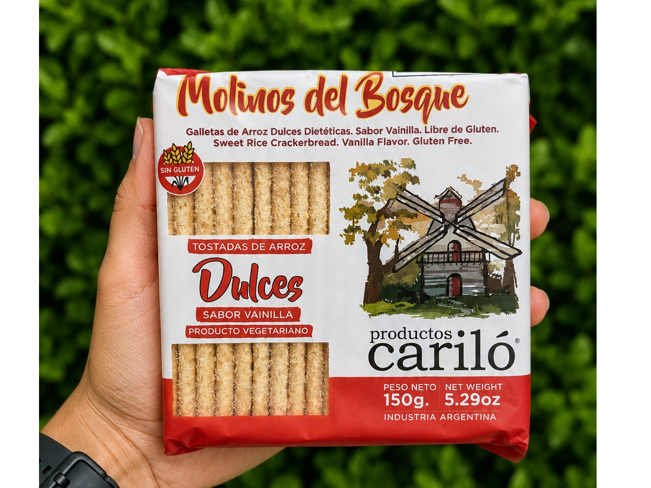 Tostadas de arroz dulces "Cariló"