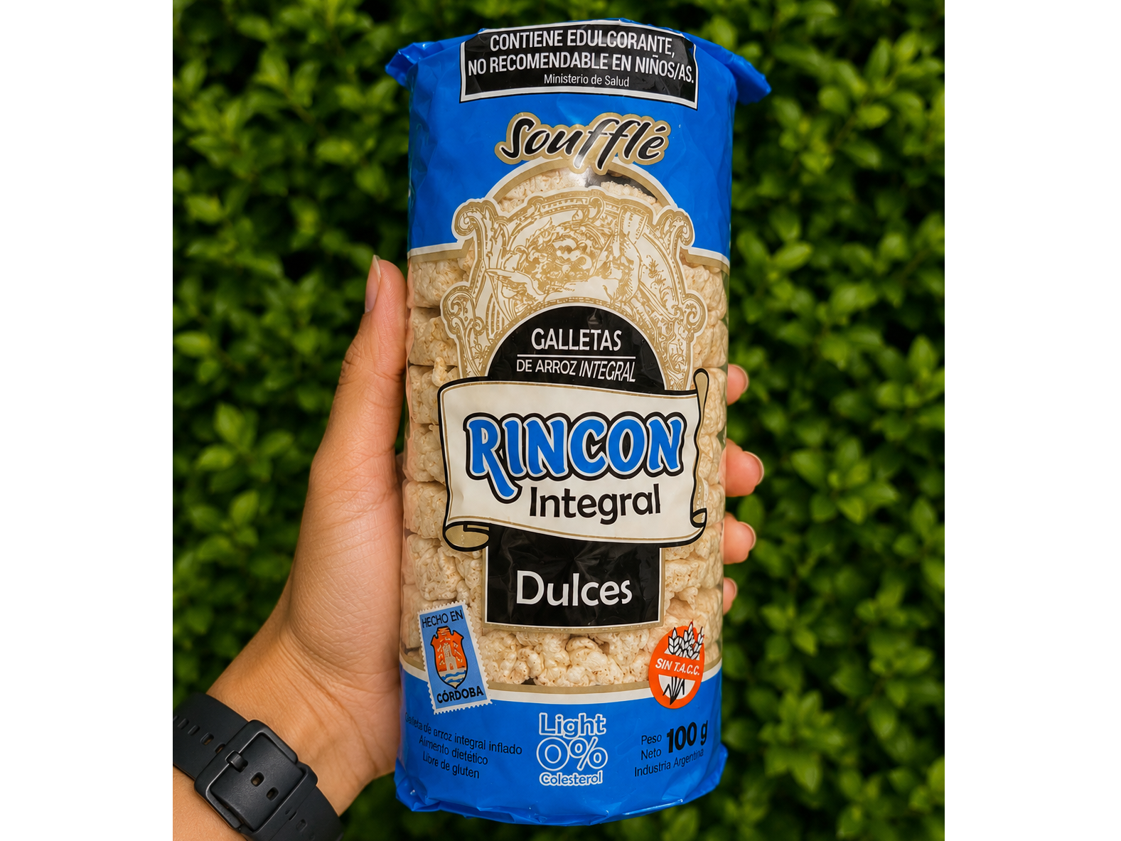 Discos de arroz dulces "Rincón Integral"