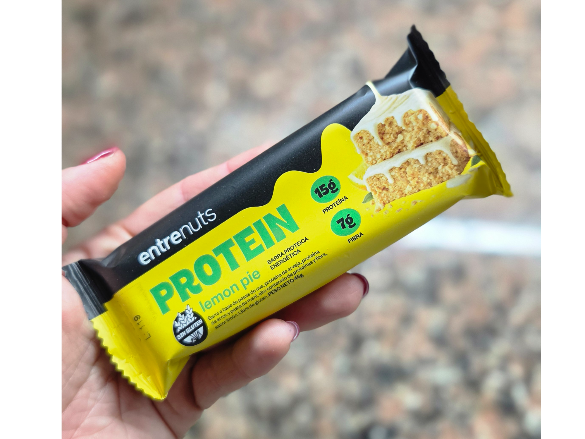 Barrita proteica Entrenuts lemon pie