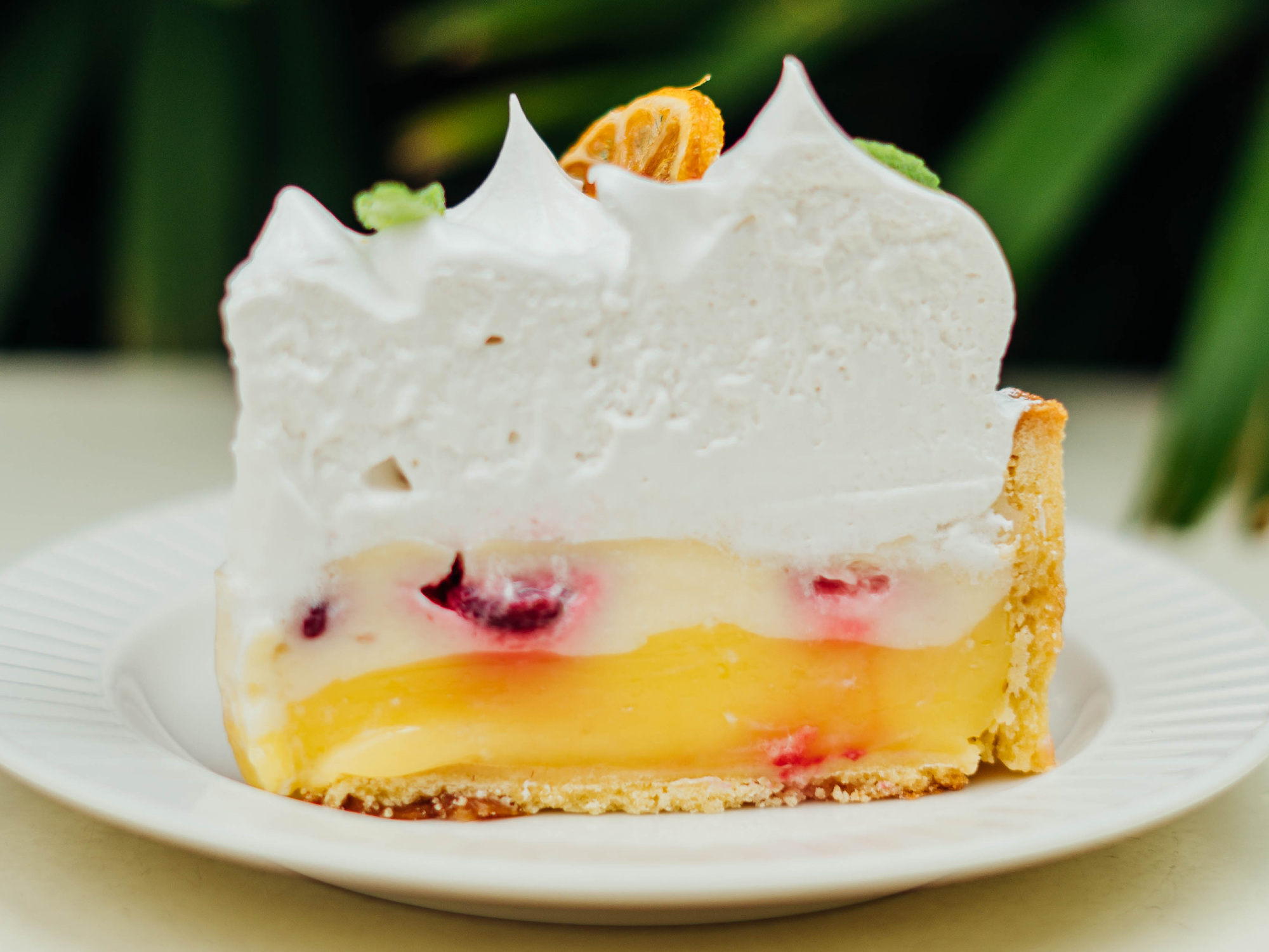 RASPBERRY LEMON PIE