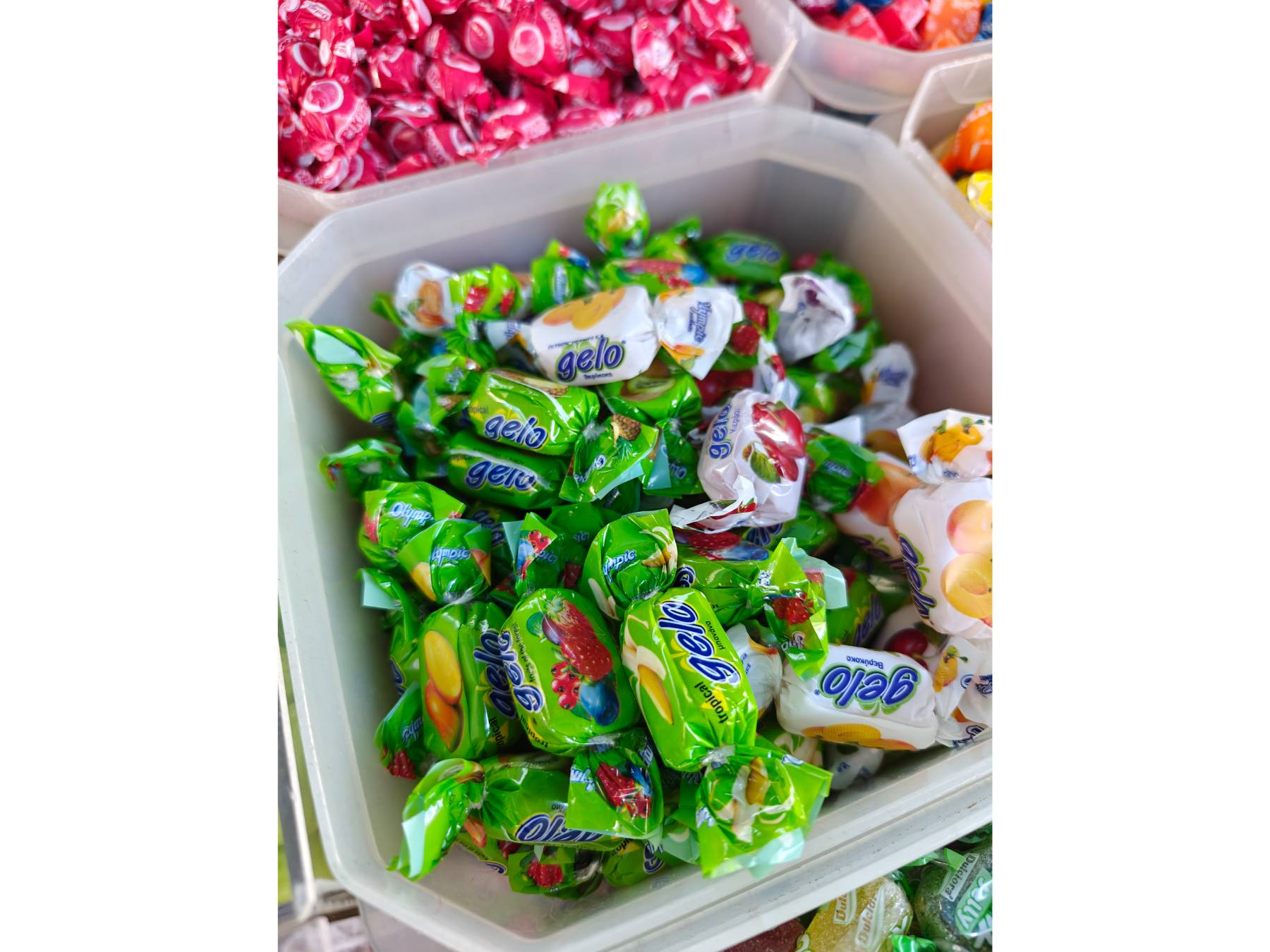 Gelo caramels tendres
