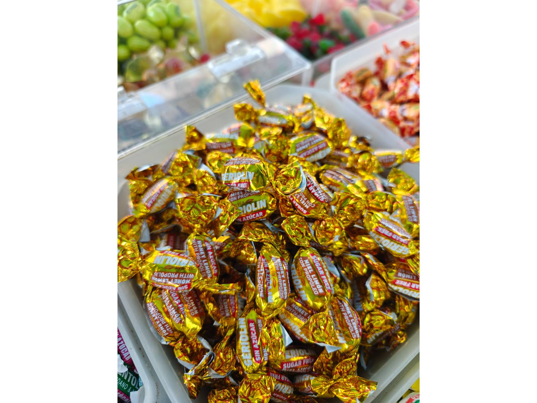 Caramel amb mel i llimona i pròpolis