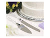 Set Pala + Cuchillo Torta Pastel Acero Mango Acrilico X-1186