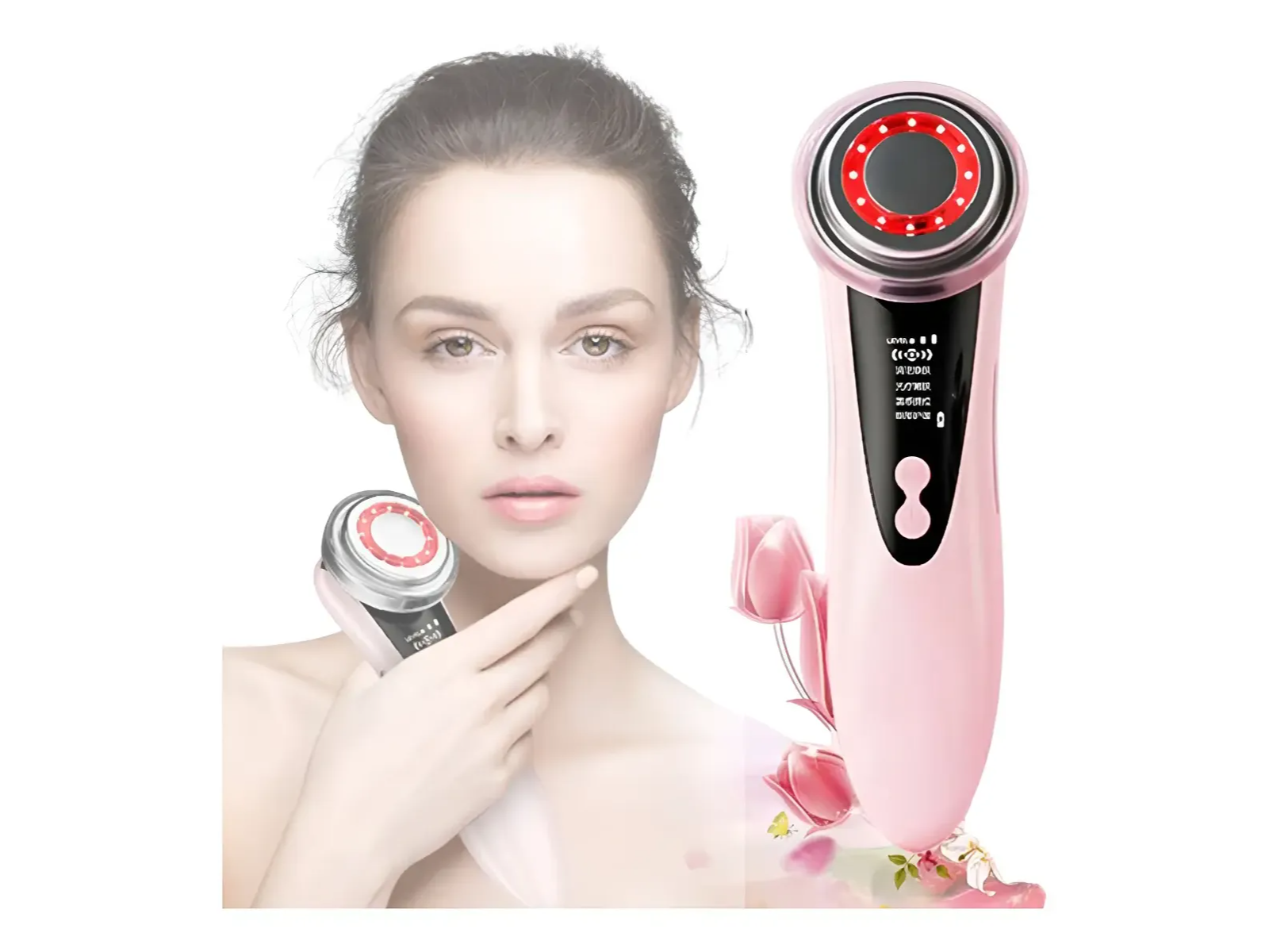 Masajeador Facial Para Skincare Iones Multifuncional 5 En 1 Lambo Lady LT-25M33