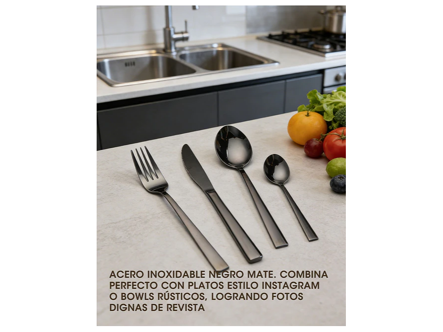 SET DE CUBIERTOS C/U