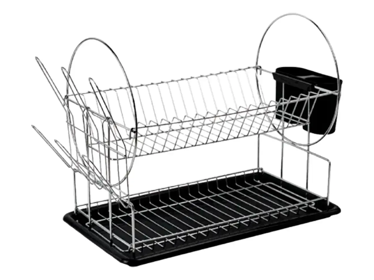 Secaplato Escurridor Vajilla Cocina Con Bandeja 2 Pisos WL2605