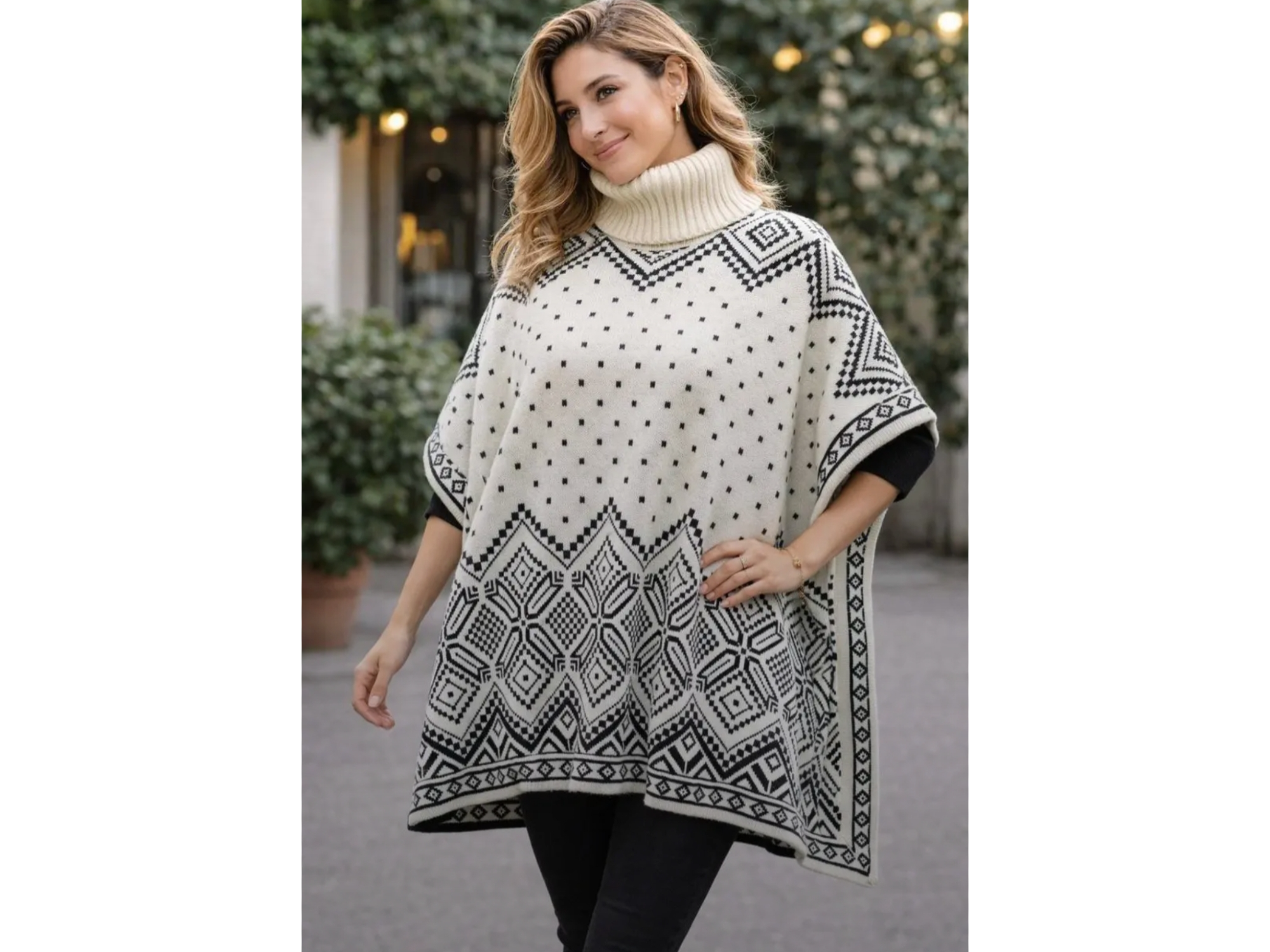 Poncho polera