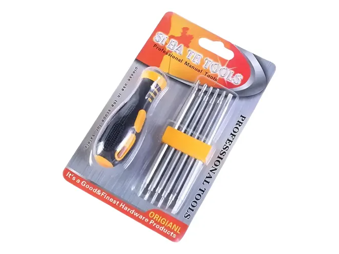 Kit Destornilladores X12 Herramientas Reparacion 6155