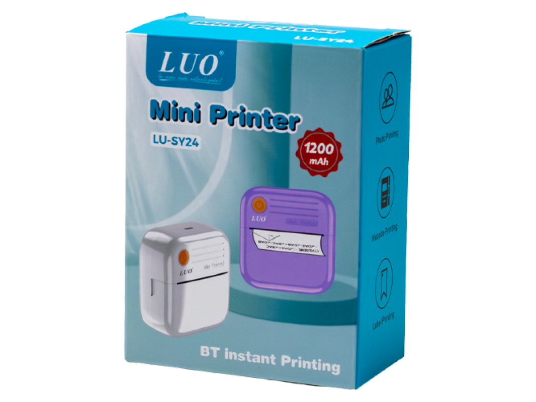 Impresora Luo LU-SY24 Instant Printing Con Bluetooth