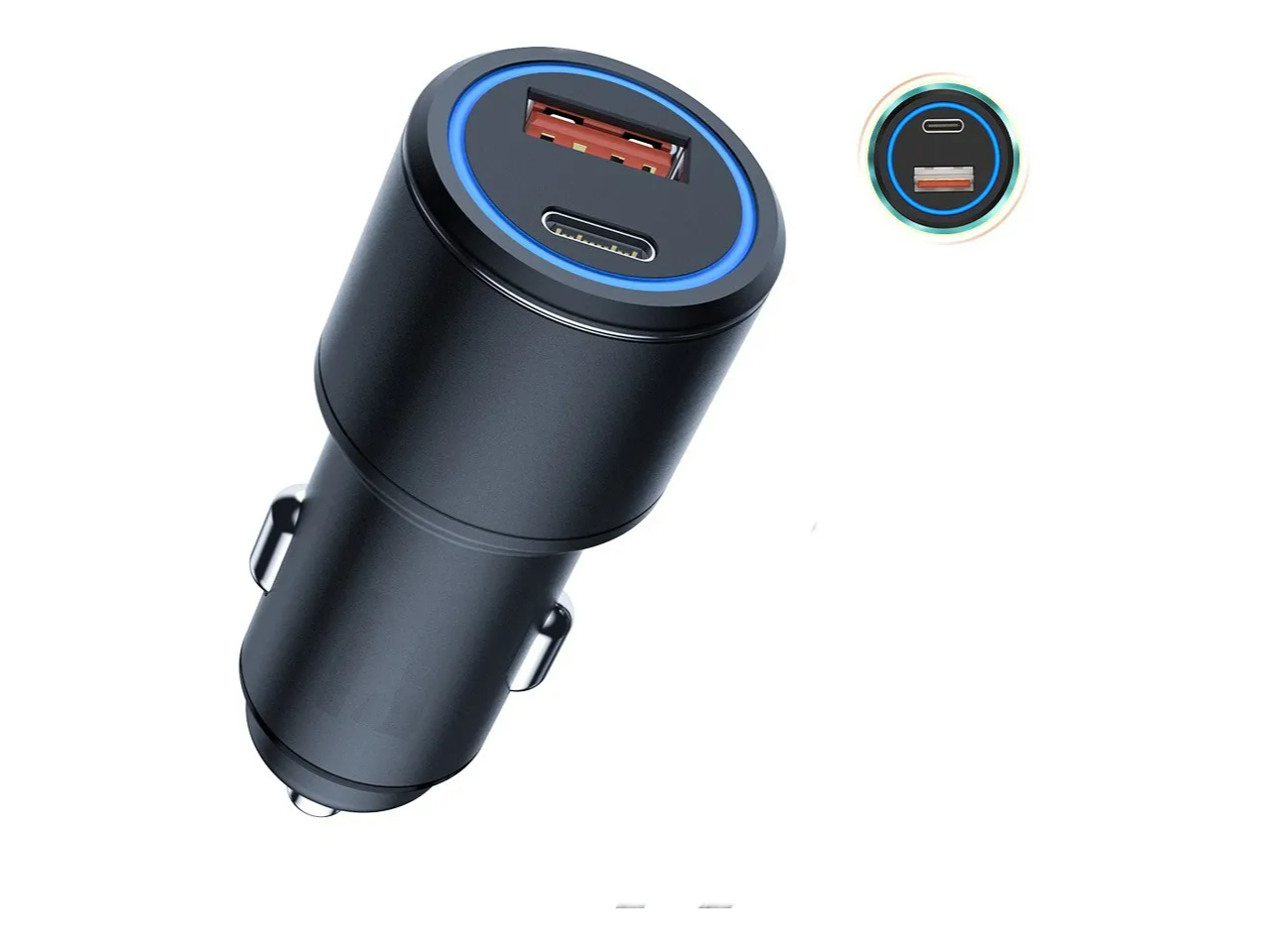 Cargador de coche Turbo USB/USB-C 30w WKN-C078
